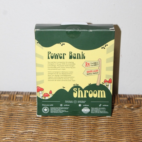 Artikl.  Shroom Power Bank. Portable Charger. - Picture 3 of 5